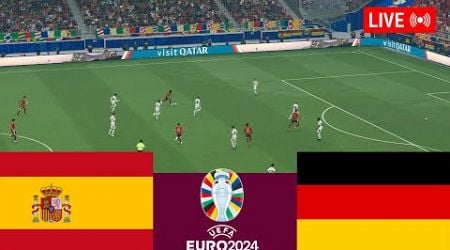 [LIVE] Spain vs Germany. 2024 Euro Cup Full Match - Video game simulation