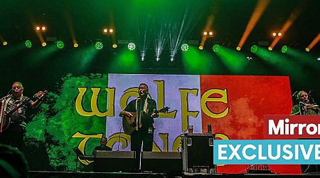 Wolfe Tones fans in tears during final UK gig as 'Tories out' on momentous day