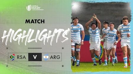 Argentina RAMPAGE | South Africa v Argentina | World Rugby U20 Championship 2024 Match Highlights