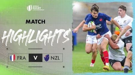 New Zealand COMEBACK | France v New Zealand | World Rugby U20 Championship 2024 Match Highlights
