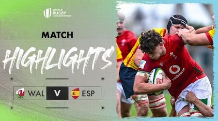Wales look DOMINANT! | Wales v Spain | World Rugby U20 Championship Match Highlights