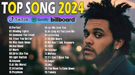 The Weeknd, Ed Sheeran, Bruno Mars, Adele, Dua Lipa, Maroon 5, Rihanna - Billboard Top 50 This Week