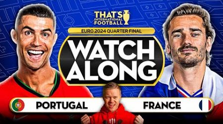PORTUGAL vs FRANCE! LIVE EURO 2024 with Mark GOLDBRIDGE LIVE