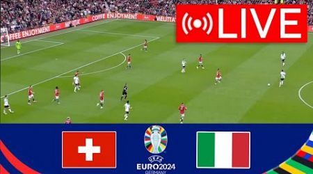Switzerland vs. Italy | UEFA EURO 2024 | Efootball Pes21 Video Game Simulation