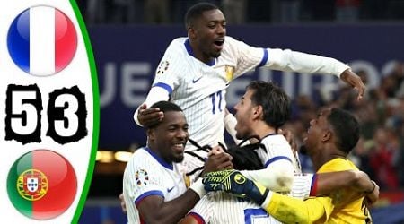 Portugal vs France 3-5 - All Goals &amp; Highlights - euro 2024