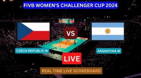 CZECH REPUBLIC vs ARGENTINA Live Score Update | 2024 FIVB Women&#39;s Volleyball Challenger Cup LIVE