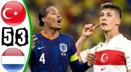 Netherlands vs Turkey 3-5 - All Goals &amp; Highlights - euro 2024