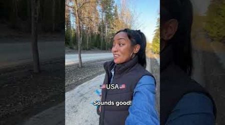 Talking to strangers in USA vs Finland #shorts #finland