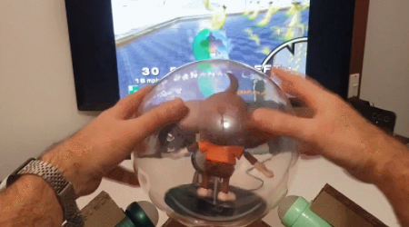 This Real Life Monkey Ball Is My New Favorite Video Game Controller