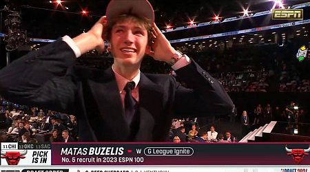 Matas Buzelis being picked by the Bulls was the most emotional moment of the NBA Draft