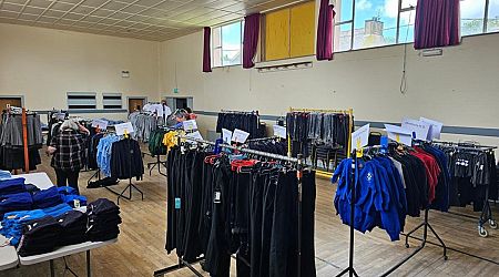 School Uniform Swap Shop opens at St Mary's Hall in Castlefin