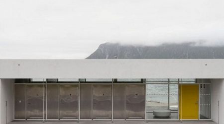 "Simple and clear" service centre draws on roadside buildings in Norway