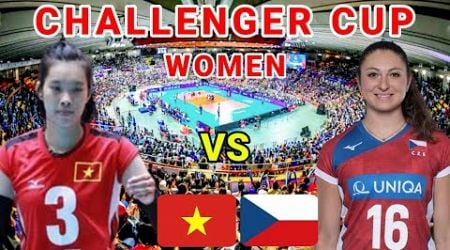 Vietnam Women vs Czech Republic Women | Semifinals 2024 Challenger Cup Men&#39;s Volleyball Live Score