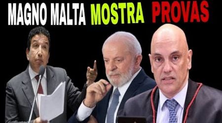 SENADOR MAGNO MALTA MOSTRA PROVAS E PEDE ATITUDE DE RODRIGO PACHECO/REACT