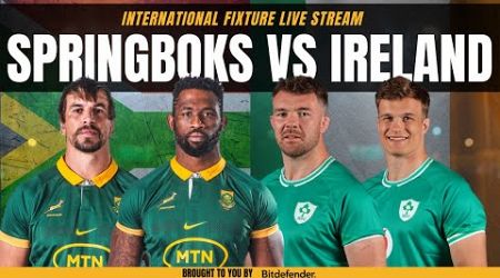 SPRINGBOKS VS IRELAND LIVE | South Africa vs Ireland Live Commentary &amp; Watchalong