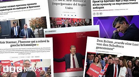 Sunak's 'dismal end' and 'bland' Starmer: World media reacts to UK election