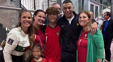 Cristiano Ronaldo's family post classy message about Kylian Mbappe as they meet France star after Portugal's Euros KO