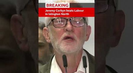 Former Labour leader Jeremy Corbyn has won his seat in Islington as an independent. #BBCNews