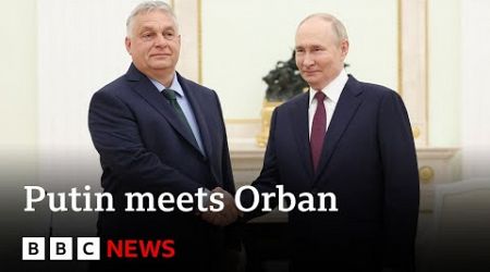 Ukraine war: EU&#39;s most Russia-friendly leader meets Putin in Moscow | BBC News