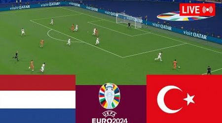 LIVE] Netherlands vs Turkey. 2024 Euro Cup Full Match - Video game simulation