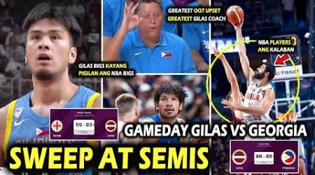 Gilas Sweep at Semis. Kai Sotto at Fajardo kaya ang NBA Bigs! GAMEDAY GILAS VS GEORGIA. Best Coach.