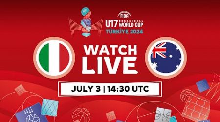 Round of 16 | Italy v Australia | Full Basketball Game | FIBA U17 Basketball World Cup 2024