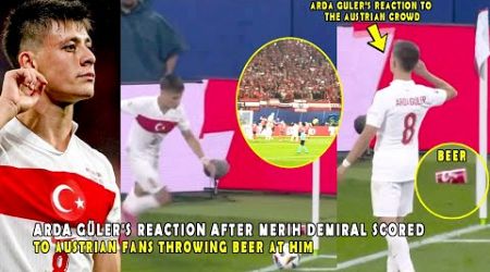 ARDA GULER&#39;S UNEXPECTED REPLY TO AUSTRIA FAN THROWING BEER AT HIM
