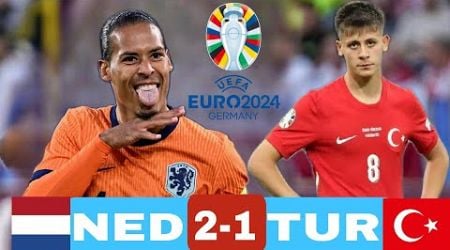 Netherlands vs Turkey 2-1 | All Goals &amp; Highlights euro - 2024