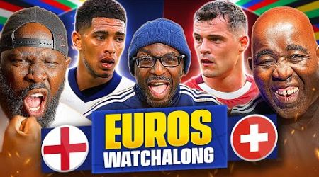 ENGLAND 1-1 SWITZERLAND | QUARTER FINALS | EUROS 24 WATCHALONG LIVE