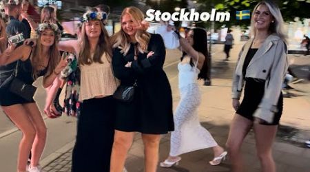 Swedish Girls After Midnight Summer 2024 Stockholm 4K HDR SWEDEN