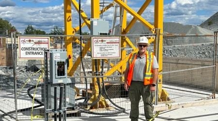 Sudbury crane operator enjoys his time in the sky building 17-storey housing project