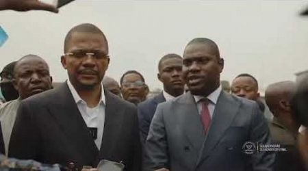 Visite Stade,Lumumba par le patron des sports congolais Didier Budimbu,promets d&#39;achever le travail
