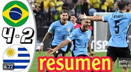 Brazil vs Uruguay Pen 4-2- Resumen All Goals &amp; Copa America 2024