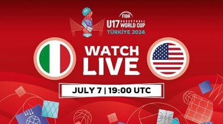 FINAL | Italy v USA | Full Basketball Game | FIBA U17 Basketball World Cup 2024