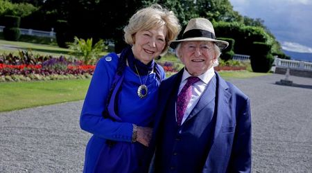President Michael D Higgins and wife Sabina celebrate 50 years of marriage