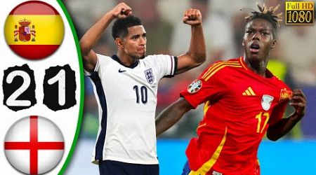 FINAL EURO 2024 | Spain vs England | Highlights &amp; All Goals
