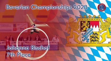 Johanna Bischof Bavarian Championships 2023 in Gymwheel Age Group 17 18 7th Place