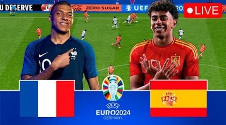 Spain vs France Live | UEFA Euro 2024 | Full Match &amp; EAFC 24 Gameplay