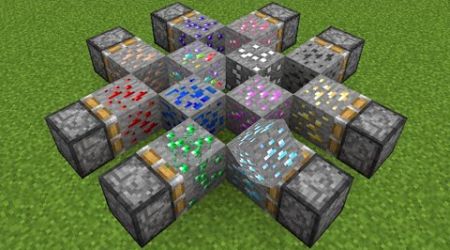 All ores block combine in minecraft