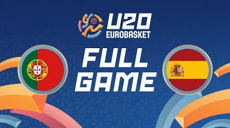 Group Phase | Portugal v Spain | Full Basketball Game |FIBA U20 Women&#39;s EuroBasket 2024