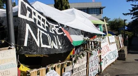Vancouver Island University sues pro-Palestinian protest leader