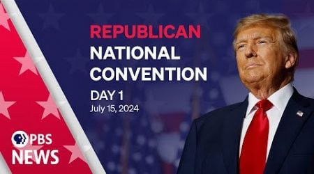 WATCH LIVE: J.D. Vance picked for VP | 2024 Republican National Convention | Night 1 | PBS News
