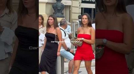Monaco summer girls #monaco #billionaires #supercars #carspotting #shorts