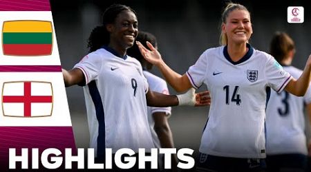 England vs Lithuania | Highlights | U19 Women&#39;s European Championship 14-07-2024