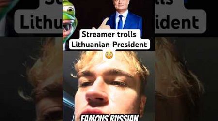 Prank on Lithuanian President