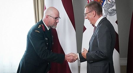 Canadian Commander gets Latvian military decoration