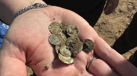 Lucky Woman Happened Upon A Huge, Priceless, 900-Year-Old Treasure Trove Of 2,150 Silver Coins