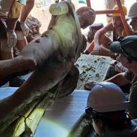 Archaeologists recover Roman marble statue in Bulgaria