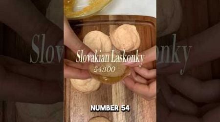 54/100 - Slovakian Laskonky #cookies #meringue #slovakia #easyrecipes