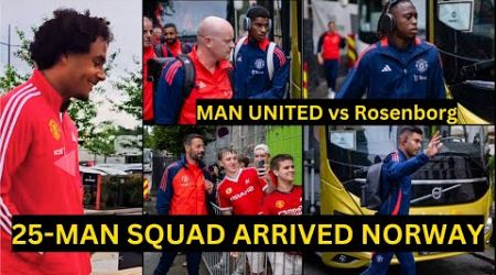 Rashford, Zirkzee,Van Nistelrooy, Amad, Manchester United squad Finally arrived Norway